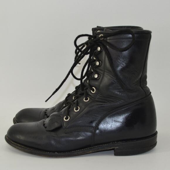 Justin Boots Womens Size 6 USA Western Roper Rodeo Cowgirl - Picture 12 of 13